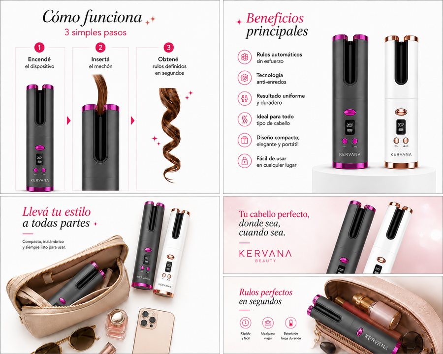 Kervana® Rizador Portátil