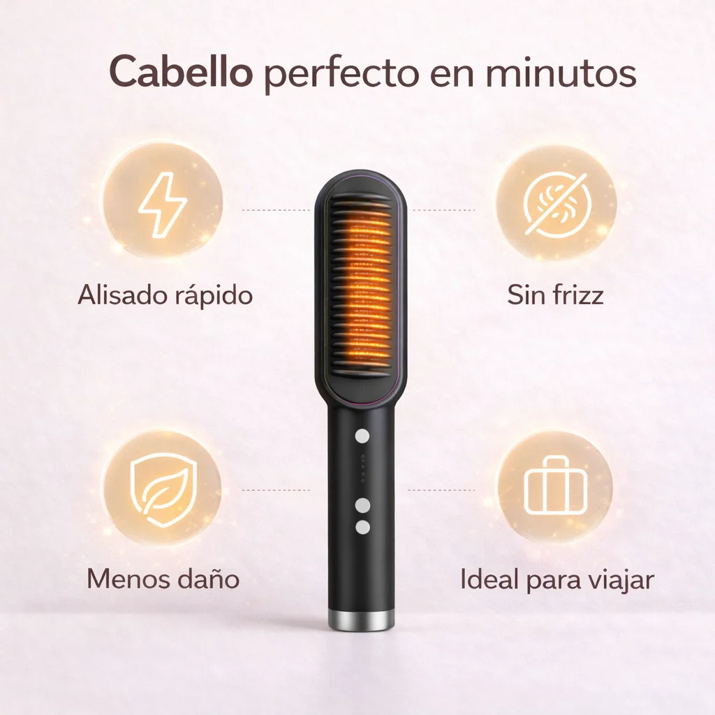 KERVANA® Cepillo Alisador de Cabello